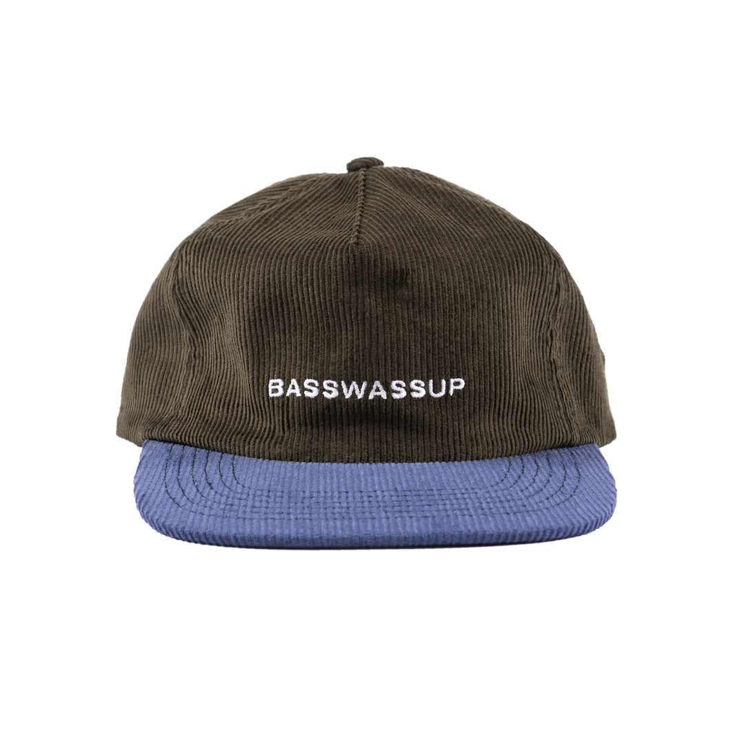 Basswassup Strapback Hat \ Olive