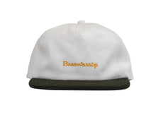 Load image into Gallery viewer, Script Strapback Hat \ White
