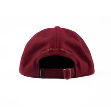 Load image into Gallery viewer, Skunk Insurance Strapback Hat \ Maroon
